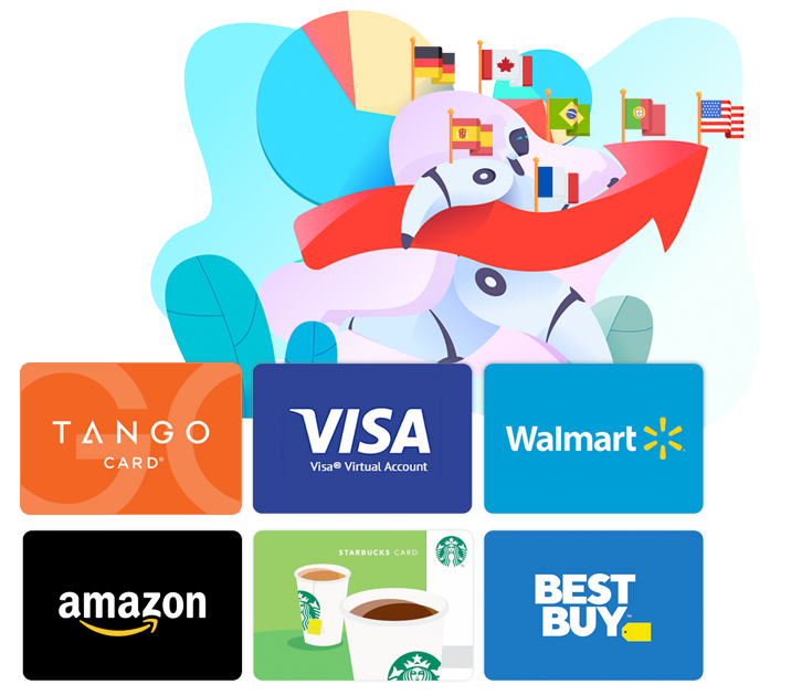 appyReward - Gift Cards - Prepaid Cards - Tango Card - with